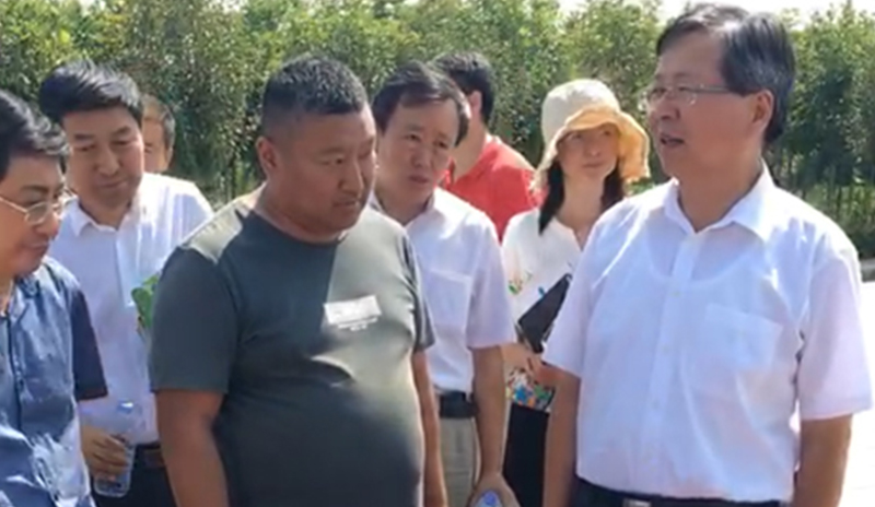 农业部及掌管辅导一路参观了压球平台-Home村落厕所刷新产品，并得到了认可